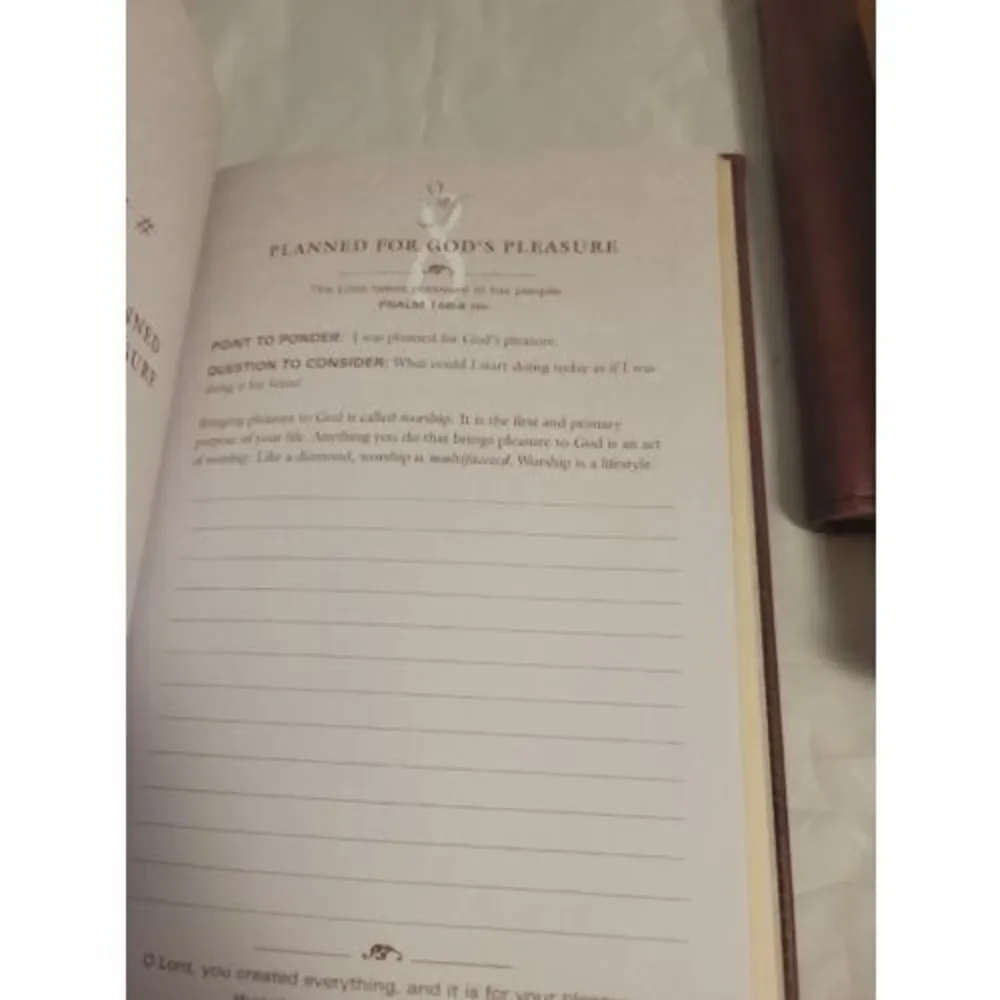 The Purpose Driven Life Book Daily Inspiration Journal Keepsake Edition Lot of 3